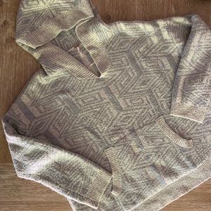 Free People Gray Cozy Sweatshirt